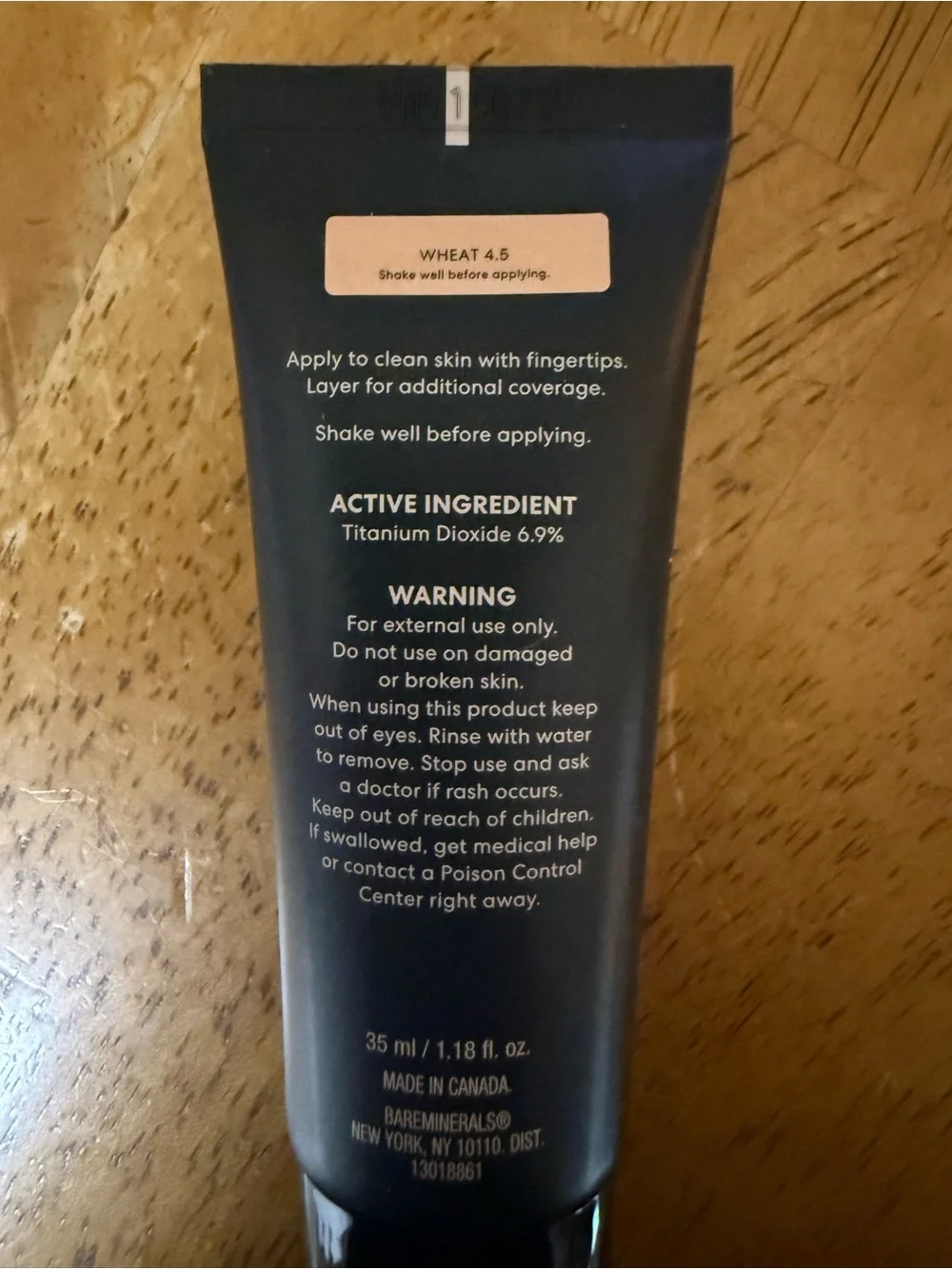 bareMinerals Complexion Rescue Tinted Moisturizer matte -wheat 4.5 sealed in box